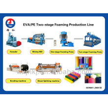 Eva two stage foam sheet production line